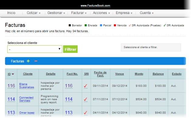 inicio facturabook com